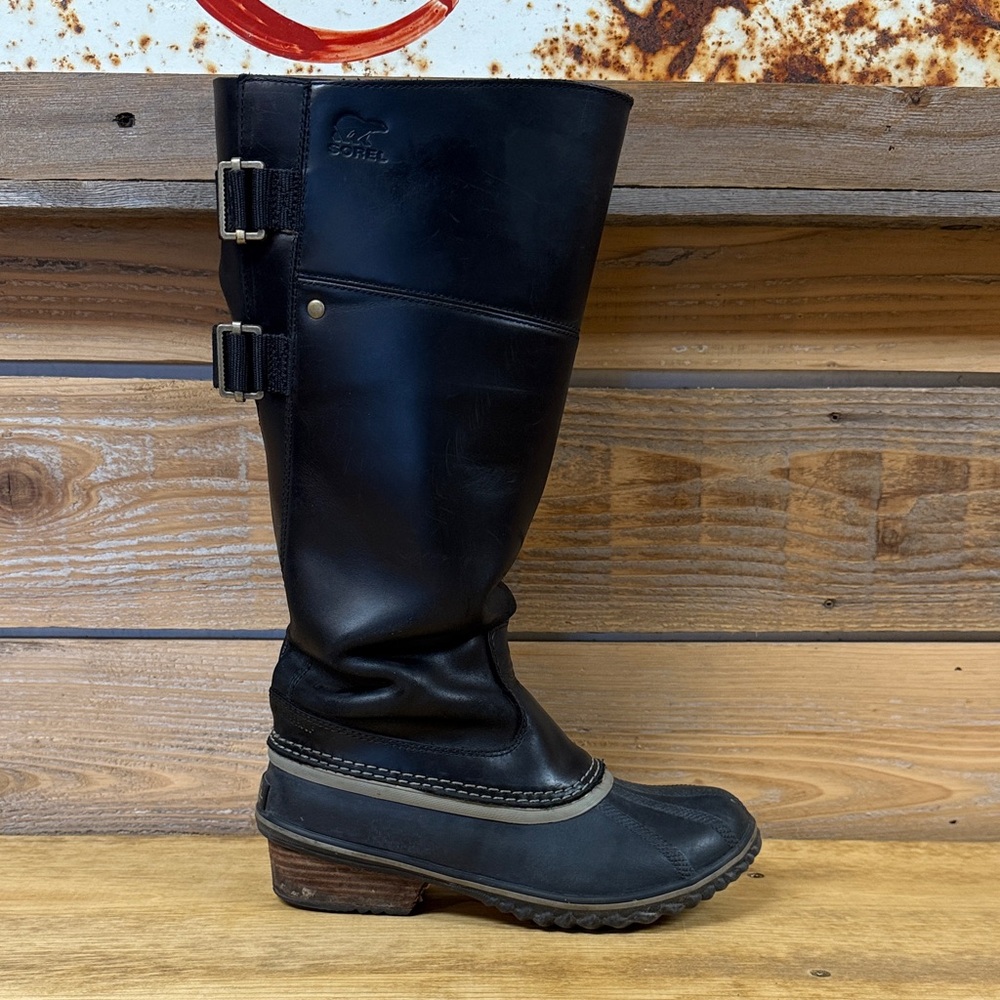 Sorel Black Slimpack Boots